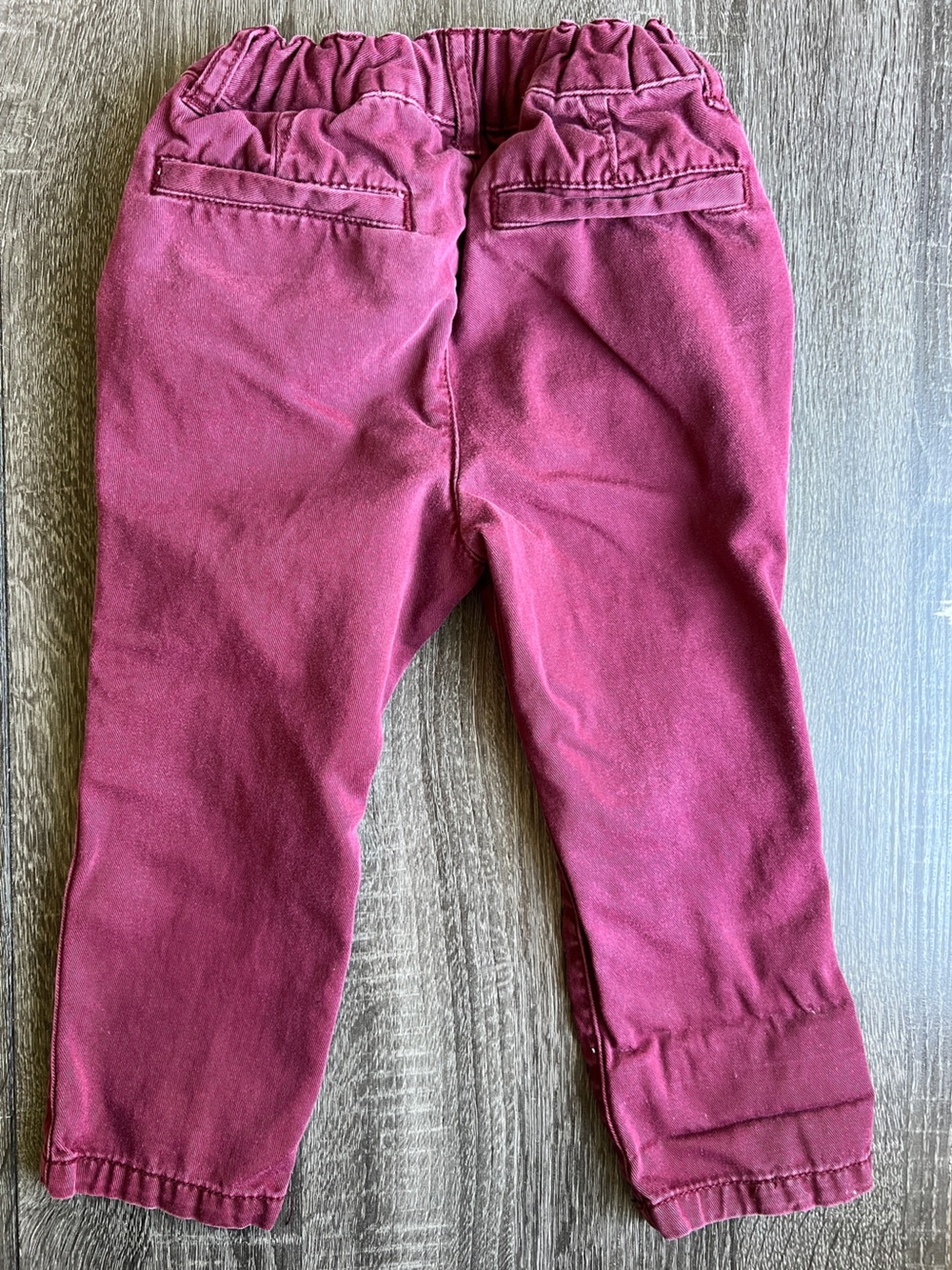 The Children’s Place Toddler Pants 2T Burgundy Pull On Jogger Pants - Picture 2 of 3